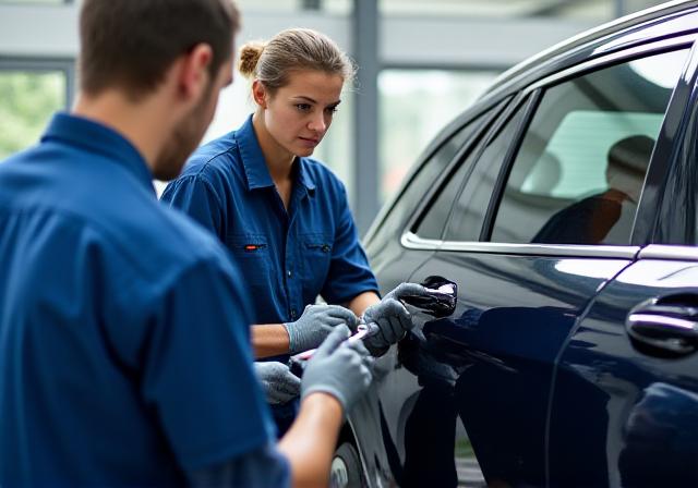 TideWash professional team detailing a car